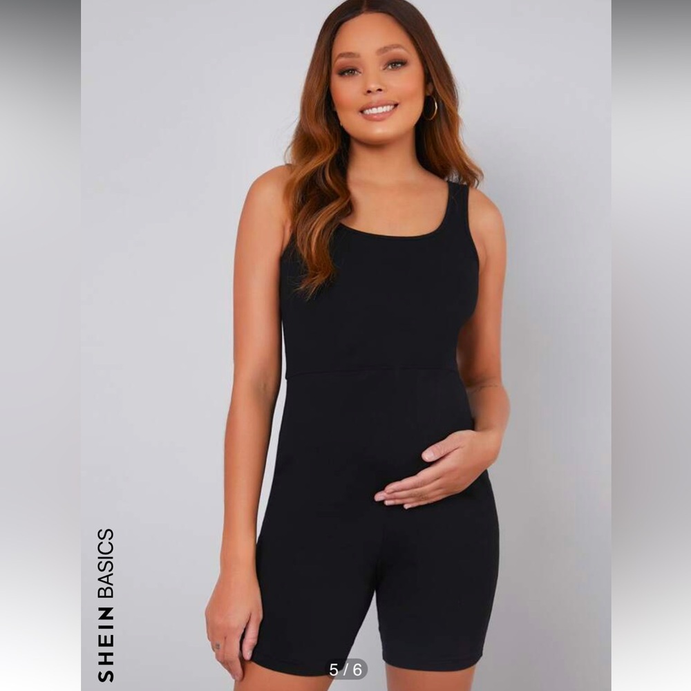 Shein maternity romper size medium size